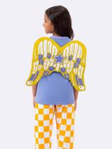 Pijama Manga Curta Infantil com Calça Super Heroína com Asas