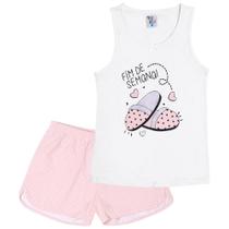 Pijama Manga Curta Infantil Menina Pulla Bulla Ref. 46510 Pijama Manga Curta Infantil Menina Pulla Bulla Ref. 46510