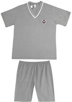 PIJAMA MANGA CURTA MASCULINO BÁSICO CORTE AMPLO Nº P AO GG