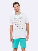 Pijama Manga Curta Masculino Feijõezinhos Mágicos Pijama Manga Curta Masculino Feijõezinhos Mágicos