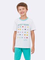 Pijama Manga Curta Masculino Infantil Feijõezinhos Mágicos