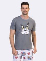 Pijama Manga Curta Masculino Tom & Jerry Pop Pijama Manga Curta Masculino Tom & Jerry Pop
