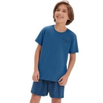 Pijama Manga Infantil Algodão Cor Com Amor - 2060063 Cor