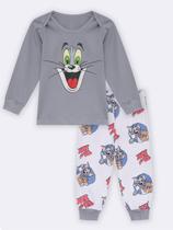 Pijama Manga Longa Bebê Masculino Tom & Jerry Pop Pijama Manga Longa Bebê Masculino Tom & Jerry Pop