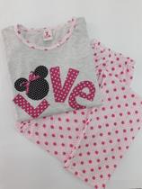 Pijama Manga Longa Feminino em Malha Suave Pv Pijama Manga Longa Feminino em Malha Suave Pv