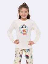 Pijama Manga Longa Feminino Infantil Mulher-Maravilha Pijama Manga Longa Feminino Infantil Mulher-Maravilha