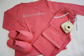 Pijama Manga Longa Feminino - Linda - GG