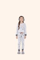 Pijama Manga Longa Infantil Feminino-11100111