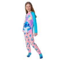 Pijama Manga Longa Menina Teen Stitch - Puket Pijama Manga Longa Menina Teen Stitch - Puket