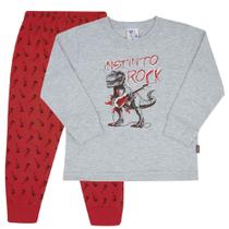 Pijama Manga Longa Menino Dino Pulla Bulla Ref. 45120