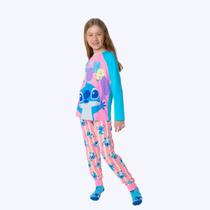 Pijama Manga Longa Stitch Juvenil Menina Puket 030502462 Rosa Pijama Manga Longa Stitch Juvenil Menina Puket 030502462 Rosa