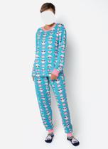 Pijama Manga Longa Ultra Visco Feminino Ovelha Puket