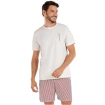 Pijama manga masc viscose cor - 2030046cor