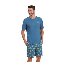 Pijama Manga Masculino Lua Encantada - 12270116 LUA