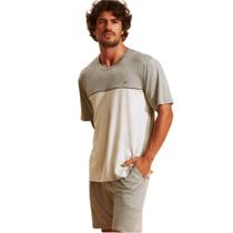 Pijama Manga Masculino Viscose Recco - 017494