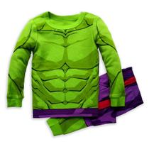 Pijama Marvel Hulk Costume PJ PALS para meninos tamanho 5 de algodão