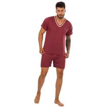 Pijama Masculino Adulto Manga Curta E Short Curto