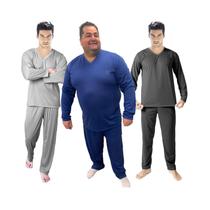 Pijama Masculino Adulto Manga Longa Comprido Inverno Pijama Masculino Adulto Manga Longa Comprido Inverno