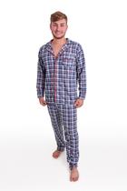 Pijama Masculino Americano Inverno Moletinho Homem Pijama Masculino Americano Inverno Moletinho Homem