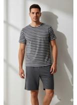 Pijama Masculino Basico Camiseta C/ Short P Ao Gg Pijama Masculino Basico Camiseta C/ Short P Ao Gg