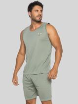 Pijama Masculino Basico Regata Liso Adulto Rlc Modas