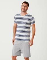 Pijama Masculino Camiseta e Short 85701 - Malwee