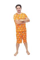 Pijama Masculino Curto Divertido Au-Au