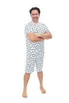 Pijama Masculino Curto Divertido Pandinhas Green Pijama Masculino Curto Divertido Pandinhas Green