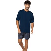 Pijama Masculino Curto Gravataria Lupo