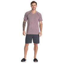 Pijama Masculino Curto Listrado 09.02.011