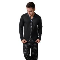 Pijama Masculino Diones Calça Estampada Americano Inverno