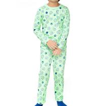 Pijama masculino infantil inverno malha algodão malwee TAM 1