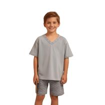 Pijama Masculino Infanto Juvenil Gola V Manga Curta Conjunto Menino Criança Macio Dormir Verão Pijama Masculino Infanto Juvenil Gola V Manga Curta Conjunto Menino Criança Macio Dormir Verão