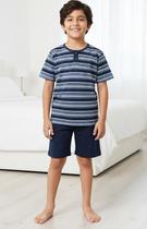 PIJAMA MASCULINO INFANTO JUVENIL MANGA CURTA Nº 10 AO 16