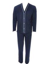Pijama Masculino Inverno 074 Malha com botão Malha 50 ao 54 Pijama Masculino Inverno 074 Malha com botão Malha 50 ao 54