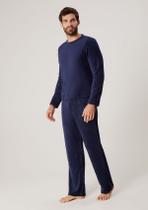 Pijama Masculino Longo Em Fleece - Hering