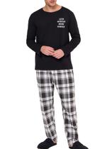 Pijama Masculino Longo Espaço Pijama 4030014