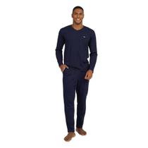 Pijama Masculino Longo Malha c/ Bolso - 258144