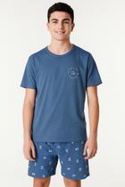 Pijama Masculino M.curta Listra Frontal Nº 10 Ao 16 Malwee