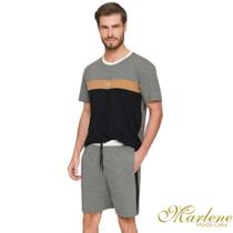 Pijama Masculino Manga Curta Pause 614678