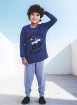 Pijama Masculino Moletinho Calça Jogger E M.longa Nº 4 Ao 10