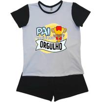 Pijama Masculino P M G GG G1 e G2 Presente Dia Dos Pais Verão