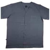 Pijama Masculino Plus Size Short Curto Camiseta de Botão MC Pijama Masculino Plus Size Short Curto Camiseta de Botão MC