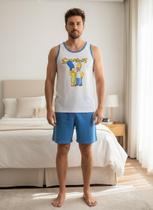 Pijama Masculino SIMPSONS Conforto Estilo Casual Pijama Masculino SIMPSONS Conforto Estilo Casual