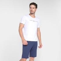 Pijama Masculino Tommy Hilfiger Mod Essentials Sleepwear Pijama Masculino Tommy Hilfiger Mod Essentials Sleepwear