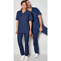 Pijama Médico Enfermeiro Calça e Blusa Avulso De Pijama Cirúrgico Scrub Gabardine Plus Size PH01 - 1