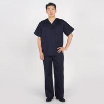 Pijama Médico Enfermeiro Calça e Blusa Avulso De Pijama Cirúrgico Scrub Gabardine Plus Size PH01 - 1