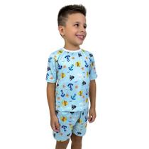 Pijama Meia Coxa Masculino Bermuda de Dormir