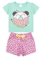 Pijama Menina Donuts