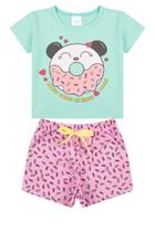 Pijama Menina Donuts